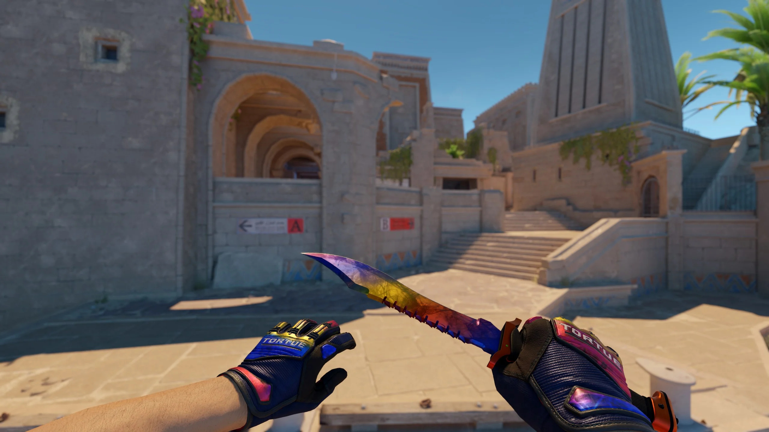 ★ Bowie Knife | Marble Fade - CS2 skin screenshot 1