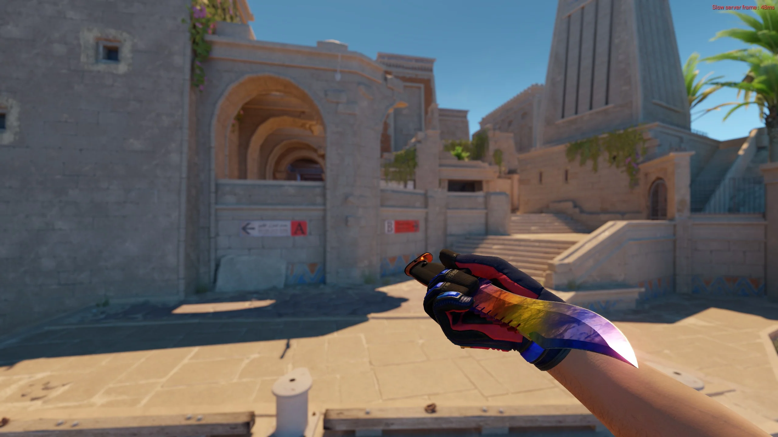★ Bowie Knife | Marble Fade - CS2 skin screenshot 2