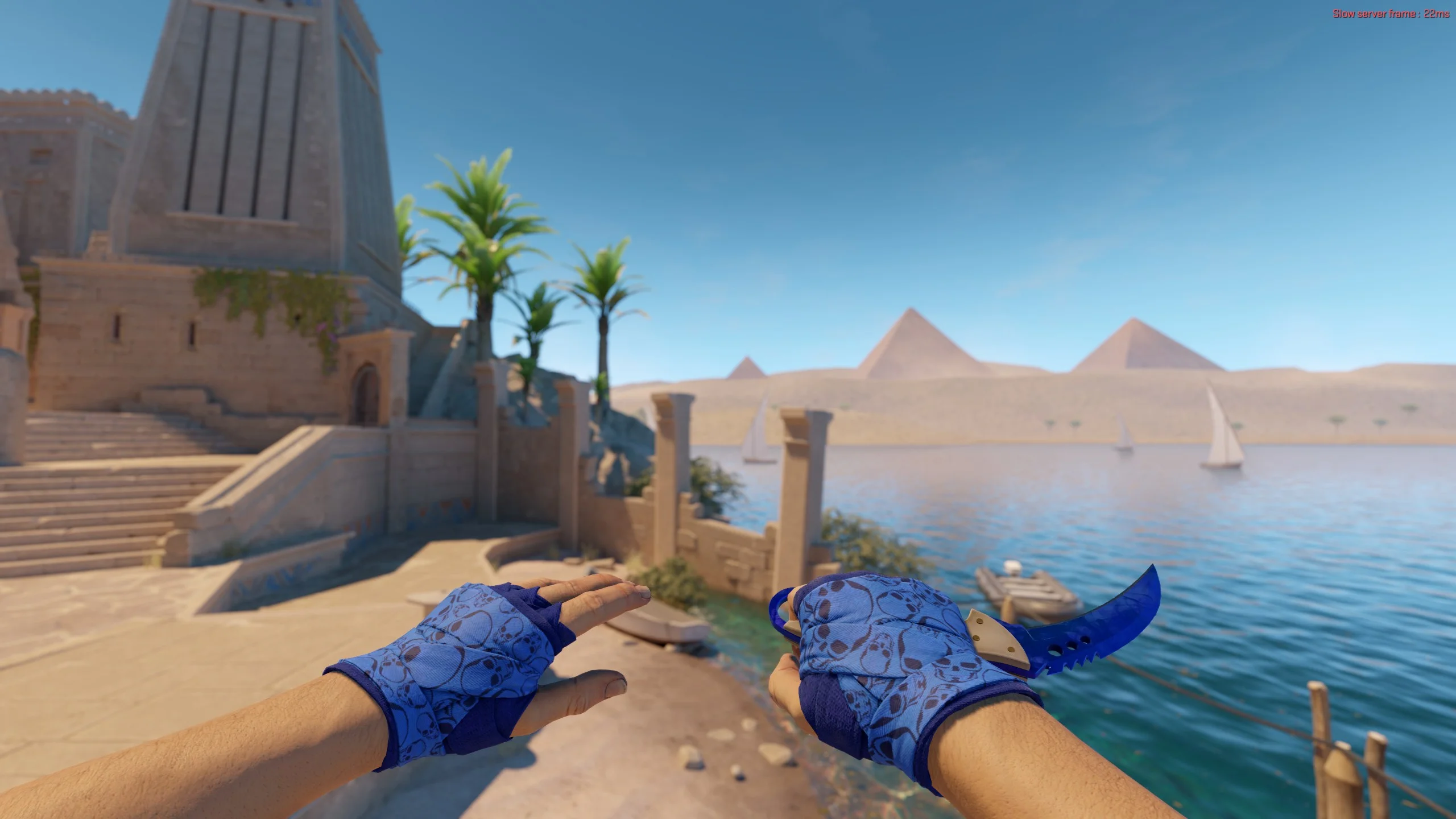 ★ Hand Wraps | Cobalt Skulls - CS2 skin screenshot 1