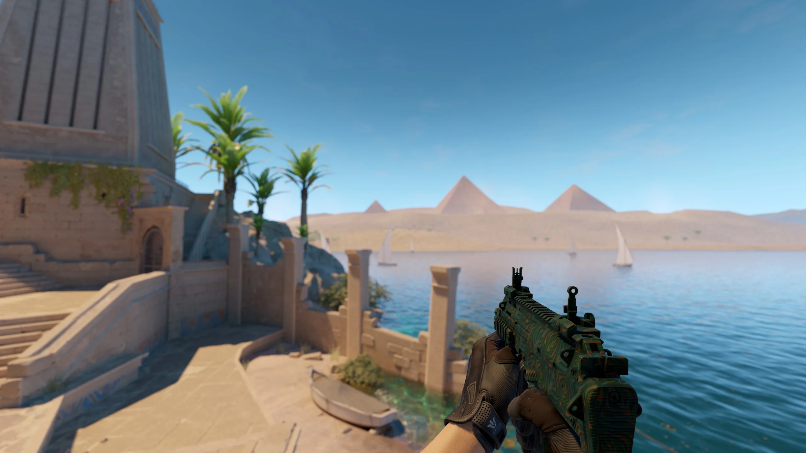 MP7 | Teal Blossom - CS2 skin screenshot 1