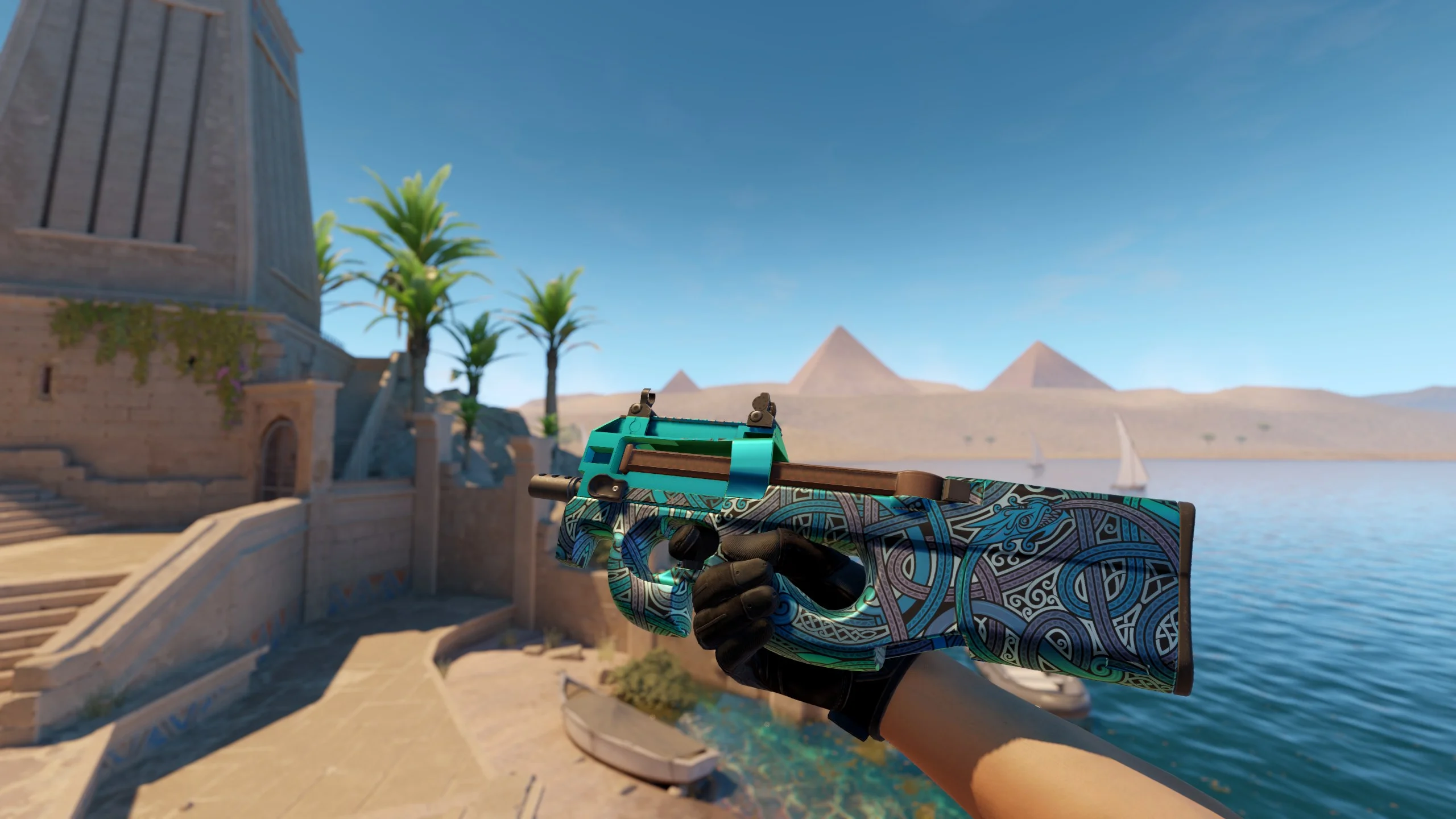 P90 | Astral Jörmungandr - CS2 skin screenshot 2