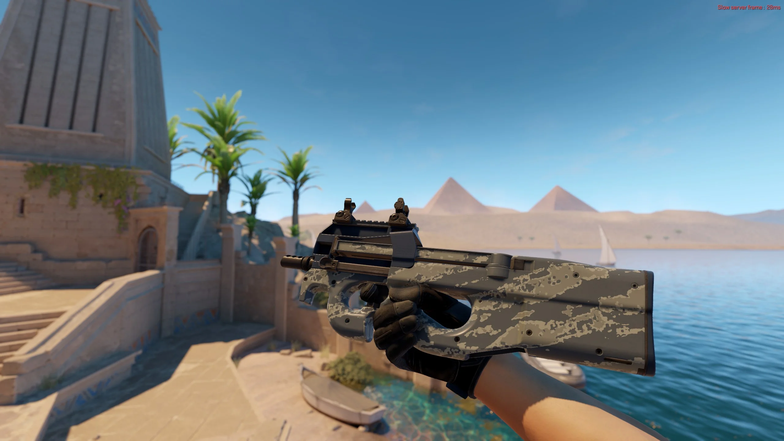 P90 | Blue Tac - CS2 skin screenshot 2
