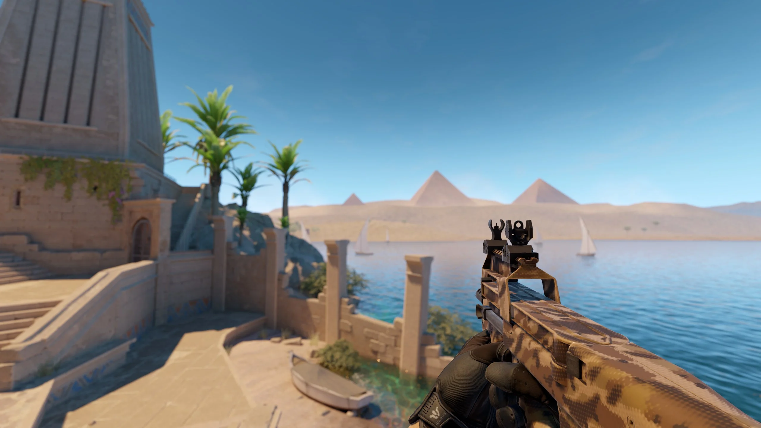 P90 | Desert Halftone - CS2 skin screenshot 1