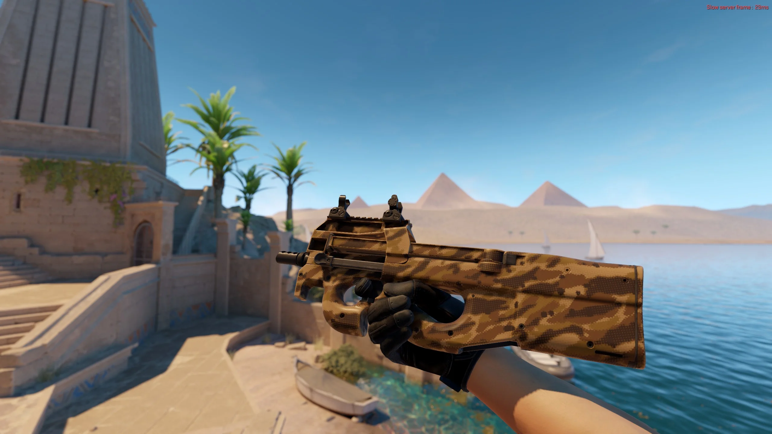 P90 | Desert Halftone - CS2 skin screenshot 2