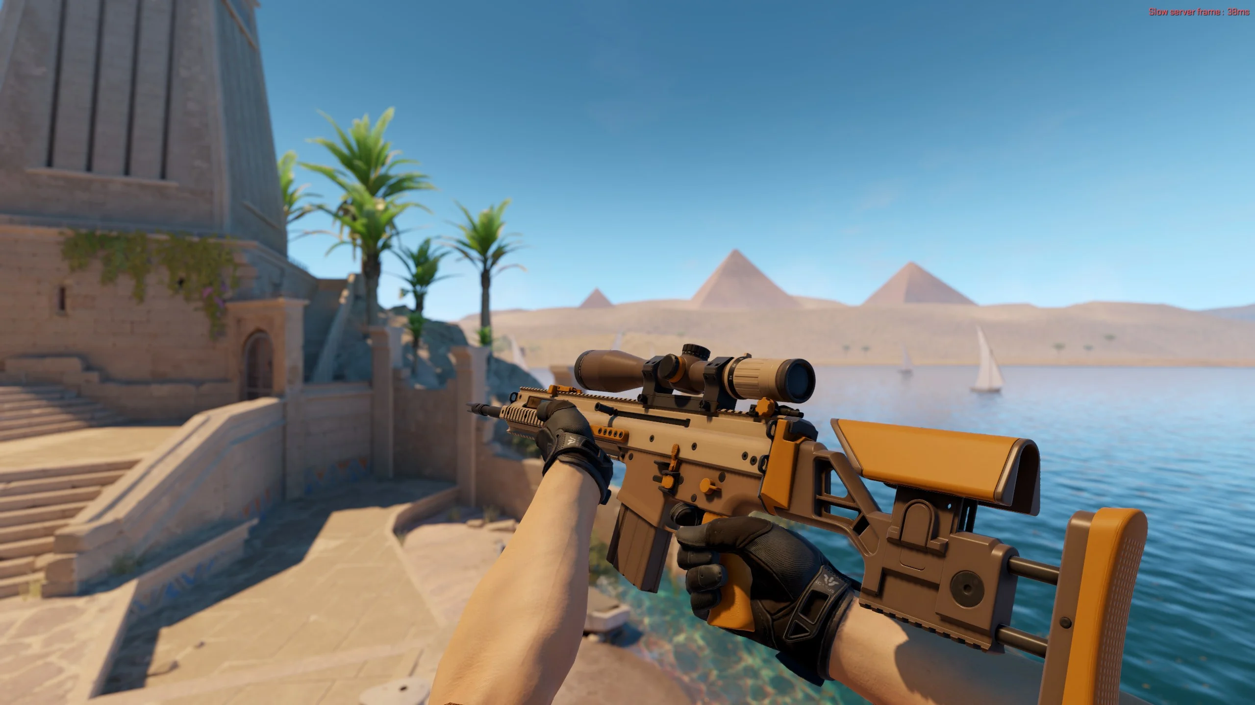 SCAR-20 | Short Ochre - CS2 skin screenshot 2