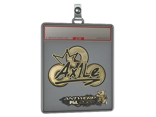 Sticker Slab | Ax1Le (Gold) | Antwerp 2022