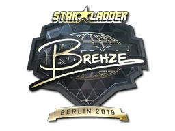 Klistermärke | Brehze (Guld) | Berlin 2019