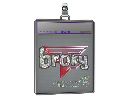 Placa de Adesivo | broky (Purpurinado) | Antuérpia 2022