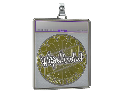Placa de Adesivo | w0nderful (Brilhante) | Colônia 2026