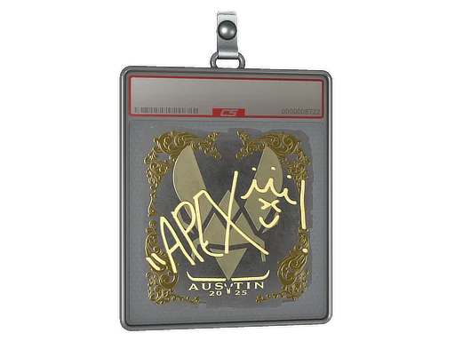 Placa de Adesivo | apEX (Dourado) | Austin 2025