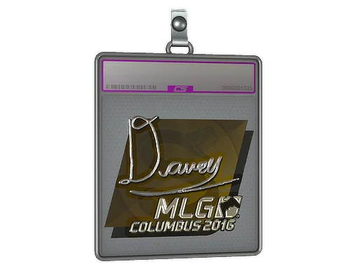 Sticker Slab | DAVEY (Foil) | MLG Columbus 2016