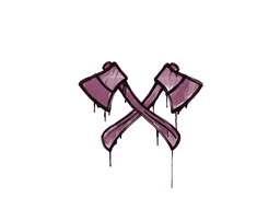 Grafite Lacrado | Machados Cruzados (Rosa princesa)