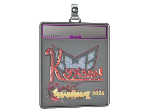 Pokrowiec na naklejkę | kyxsan (holograficzna) | Szanghaj 2024