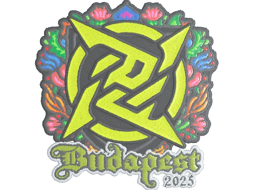 Klistermärke | Ninjas in Pyjamas (broderi) | Budapest 2025