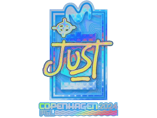 Adesivo | JUST (Holográfico) | Copenhague 2024