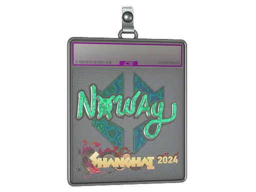Pokrowiec na naklejkę | noway (holograficzna) | Szanghaj 2024
