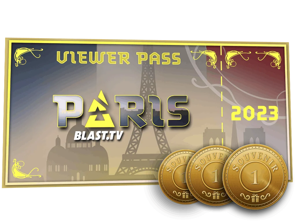 Paris 2023 Viewer Pass + 3 Souvenir Tokens