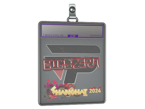Placa de Adesivo | biguzera (Purpurinado) | Xangai 2024