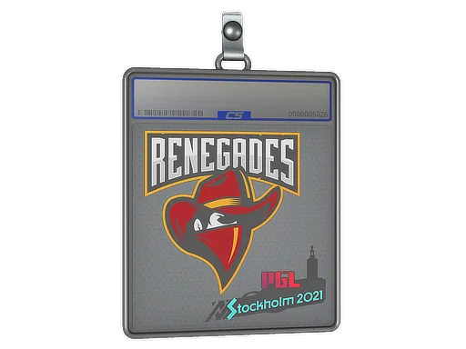 Placa de Adesivo | Renegades | Estocolmo 2021