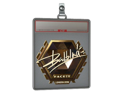 Aufkleberhülle | balblna (Gold) | London 2018