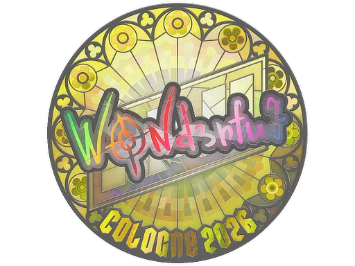 印花 | w0nderful (全息) | 2026年科隆锦标赛