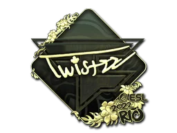 Adesivo | Twistzz (Dourado) | Rio 2022