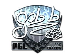 Klistermärke | gob b (Foil) | Krakow 2017
