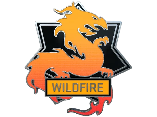 Anstecknadel: Wildfire (Echt)