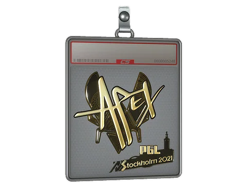 Sticker Slab | apEX (Gold) | Stockholm 2021