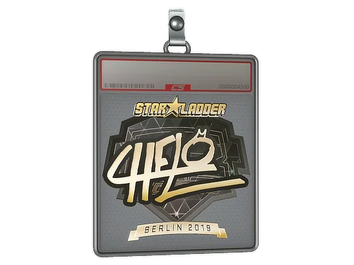 Placa de Adesivo | chelo (Dourado) | Berlim 2019
