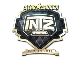Klistermärke | INTZ E-SPORTS CLUB (Guld) | Berlin 2019