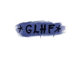 Sealed Graffiti | GLHF (SWAT Blue)