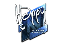 Naklejka | Happy (foliowana) | Boston 2018