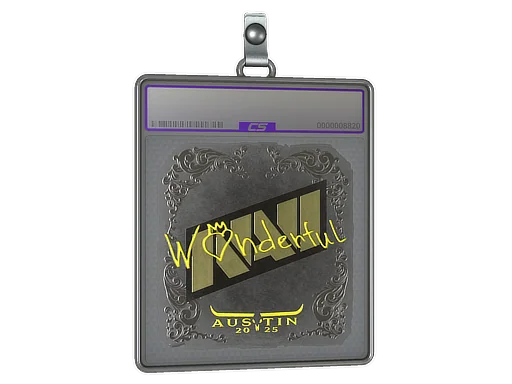 Placa de Adesivo | w0nderful (Brilhante) | Austin 2025