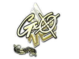 Adesivo | gxx- (Dourado) | Paris 2023
