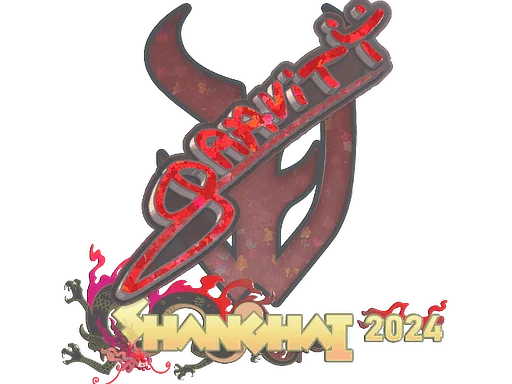 Klistermärke | Graviti (glitter) | Shanghai 2024