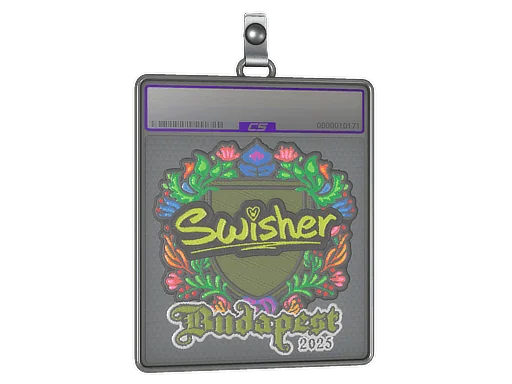 Placa de Adesivo | Swisher (Bordado) | Budapeste 2025
