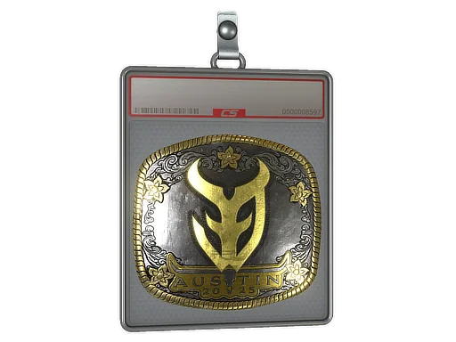 Placa de Adesivo | 3DMAX (Dourado) | Austin 2025