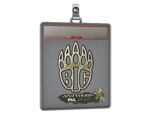 Sticker Slab | BIG (Gold) | Antwerp 2022