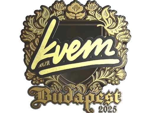 印花 | Kvem（金色）| 2025年布达佩斯锦标赛