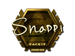 Naklejka | Snappi (złota) | Londyn 2018