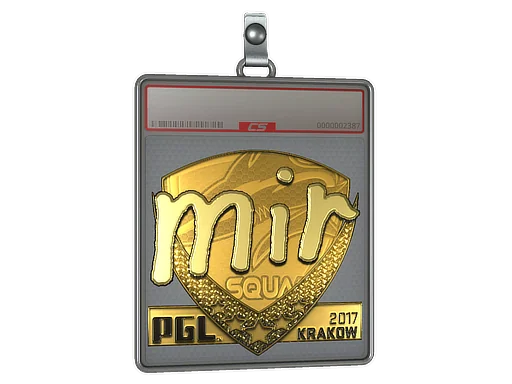 印花板 | mir（金色）| 2017年克拉科夫锦标赛