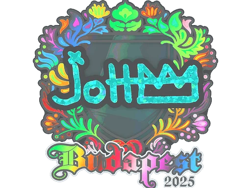 Adesivo | jottAAA (Holográfico) | Budapeste 2025