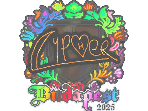 印花 | Cypher（全息）| 2025年布达佩斯锦标赛