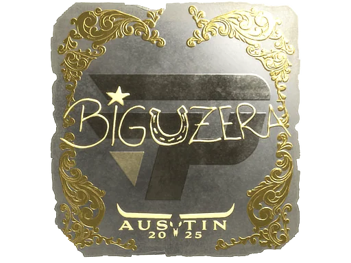 Aufkleber | biguzera (Gold) | Austin 2025