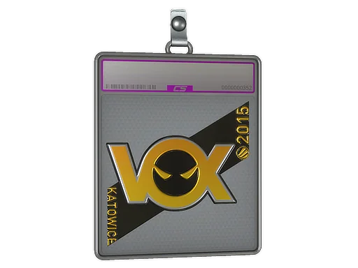 Placa de pegatinas | Vox Eminor (reflectante) | Katowice 2015
