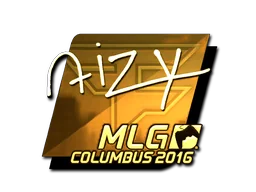 Aufkleber | aizy (Gold) | MLG Columbus 2016