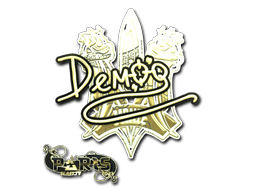 印花 | DemQQ（金色）| 2023年巴黎锦标赛