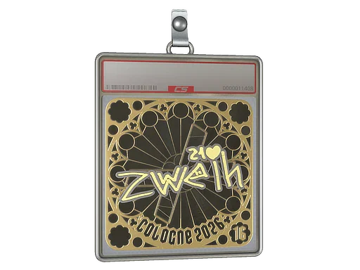 Placa de Adesivo | zweih (Dourado, Classificação) | Colônia 2026
