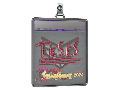 Klistermärkesfodral | TeSeS (glitter) | Shanghai 2024